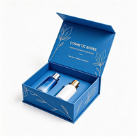 Boîte cosmétique personnalisée avec fermeture magnétique, insert en papier rigide, emballage cadeau, boîte cadeau magnétique personnalisée pour cosmétiques
