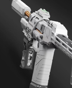 Nylon metallo montato aria Soft Shot Gunner automatico M416 ragazzi carica modello pistola giocattoli bambini - Product Image 5