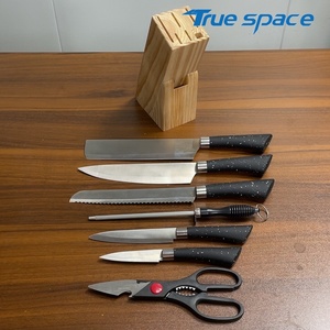 Seven-piece kitchen <strong>knife</strong> <strong>set</strong>, building <strong>block</strong> <strong>knife</strong> stand gift box, kitchen <strong>knife</strong> - Product Image 2