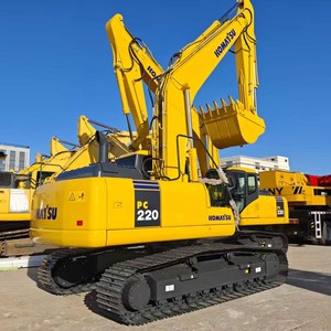 Excavadora Komatsu de origen japonés usada, original, con orugas de tipo móvil, modelos similares PC400 y PC200 a la venta - Product Image 2