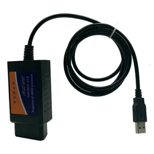 USB OBD دونجل elm327 V1.5 25k80 رقاقة 12 شهرا الضمان ماسح ضوئي تشخيصي OBD كابل OBD obd2 أداة تشخيص الماسح الضوئي