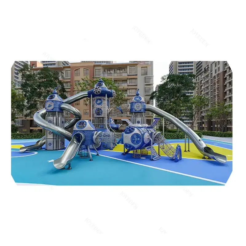 Commercial Customized Type Stainless Steel Kids Outdoor Slide Playground stainless steel slide Manufacturer