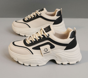 Zapatillas de Skateboard con Plataforma y Cordones, Estilo Coreano, con Bloques de Color, para Estudiantes, Otoño 2026, a la Moda - Product Image 1