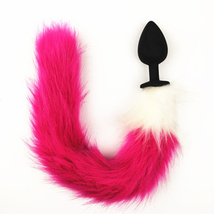Ekstra uzun tilki kuyruğu ile 3 boyutu Anal <span class=keywords><strong>Plug</strong></span> büyük silikon Anal stimülatör erotik seksi oyuncaklar erkekler kadınlar için çiftler Cosplay SM oyunları - Product Image 2