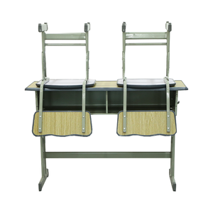 Mobilier d'école primaire <span class=keywords><strong>Double</strong></span> siège réglable en hauteur enfants bureau d'école et ensemble de chaises - Product Image 5