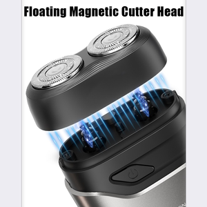 Rasoio Elettrico Portatile Mini Komingdon per Uomo, Doppia Testina, da Viaggio, Impermeabile, per Rasatura Liscia su Pelle Asciutta o Bagnata - Product Image 6