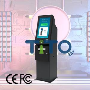 Kiosque intelligent de remise de billets avec lecteur de codes QR et NFC, distributeur automatique de billets en libre-service, système <span class=keywords><strong>Android</strong></span>/Windows personnalisable - Product Image 2