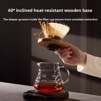 Ensemble de café pour infusion manuelle avec filtre, carafe de service, bouilloire, moulin à café manuel, outils à café modernes et minimalistes pour usage domestique, coffret cadeau pour fête