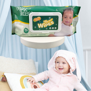 Lingettes humides pour bébé bio non parfumées pour bébés sensibles, échantillon gratuit OEM, vente en gros, lingettes pour bébé en marque privée - Product Image 2