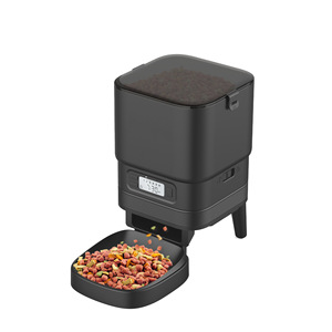 Smart Pet <b>Feeder</b> Automatic 4L <b>Cat</b> Dog <b>Feeder</b> Timed Quantitative Feeding Detachable Us Plug Black And White - Product Image 4