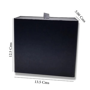 Caja de Regalo Deslizable de Cartón Rígido Kraft con Cinta de Tirar - Product Image 4