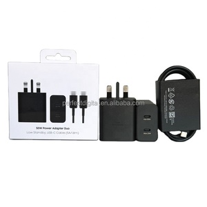 สายเคเบิล USB พอร์ตคู่พอร์ตคู่50W T5020เดิมสำหรับ <span class=keywords><strong>Samsung</strong></span> Galaxy S25 S24สาย S23ชนิด C ปลั๊ก - Product Image 4