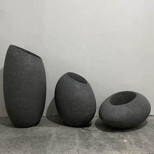 <span class=keywords><strong>Jardinière</strong></span> en fibre de verre créative nordique pour intérieur/<span class=keywords><strong>extérieur</strong></span> avec design classique, pots à fleurs sculptés à la main pour centre commercial et hôtel - Product Image 3