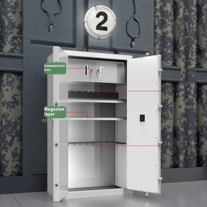 Digital <b>Lock</b> Steel Smart Gun Cabinet Thickened Secure Ammunition Storage Anti-Theft Gun Safe Large Heavy Duty 20 Gun Safe - Product Image 2