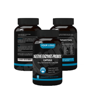 Oem Veganistisch Gewichtsverlies Spijsverteringsenzym Probiotische Capsules Supplementen Spijsverteringsenzymcapsules - Product Image 3