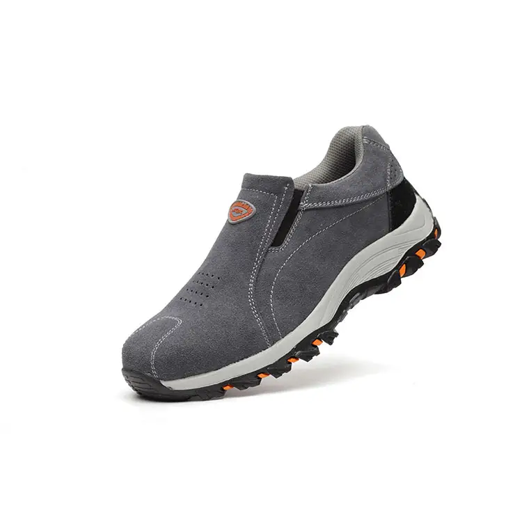 Wear Resistant Anti Slip Light Breathable Men Work Stylish Safety Shoes