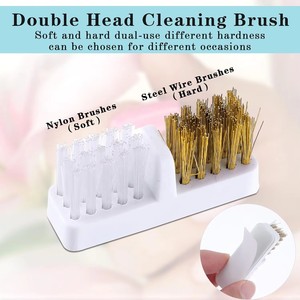 2 in 1 <b>Nail</b> Drill Bits Holder, 30 Holes Dustproof <b>Nail</b> Bits Organizer <b>Nail</b> Drill Bits Cleaning Brush Case Dustproof - Product Image 5