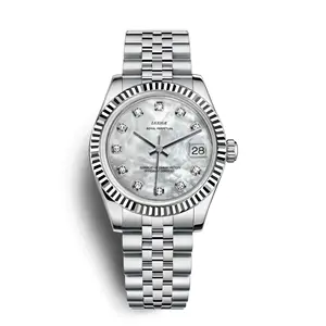 2023 Hot Sale Women Watch Fashion Simple Wristwatch Quartz Stainless Steel Ladies Clock Luxury Waterproof Watches Women's