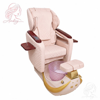 Fauteuil de pédicure électrique moderne sans tuyauterie, fauteuil de massage confortable pour spa des pieds, pour salon professionnel de pédicure et soins des pieds