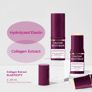 Bálsamo multiusos antiarrugas con calcio, bálsamo coreano de colágeno en barra, antienvejecimiento, hidratante, con almendra y vitamina E para labios, ojos y cuello. - Product Image 6