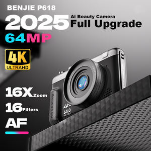 Nouvelle Arrivée Mini Caméra Vlog Professionnelle 4K HD sans Miroir avec Zoom 16X et Batterie Rechargeable <span class=keywords><strong>pour</strong></span> Créateurs <span class=keywords><strong>YouTube</strong></span> - Product Image 1
