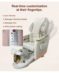 Premium Spa Nagelstudio-Möbel Automatischer Ganzkörper-<span class=keywords><strong>Massage</strong></span>-Pedikürestuhl - Product Image 4