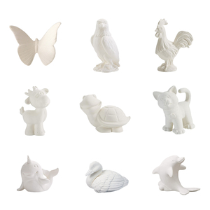 Vente en gros de bisques en céramique 3D multi-styles, peintes à la main, personnalisées, pour enfants, DIY, écologiques, décoration de Noël pour la maison - Product Image 1
