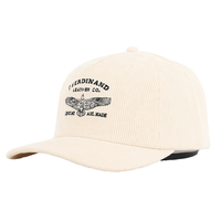 Gorra de béisbol/Snapback de pana vintage formal de 5 paneles con estructura en A - Deportiva promocional