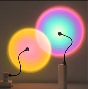 Lâmpada de projeção Rotação 360 graus para festa decoração parede atmosfera luz anti luz projetor tela
