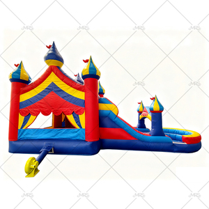 <span class=keywords><strong>Inflatable</strong></span> thư bị trả lại Nhà trượt nước Combo hồ bơi vui vẻ lâu đài bouncy cho trẻ em - Product Image 3