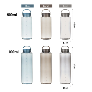 Bouteille d'eau en plastique pour le sport en plein air, excellente durabilité, résistante aux chocs, sans BPA, pour la salle de sport - Product Image 6