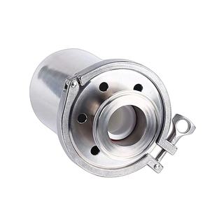 جهاز تنفس من الفولاذ المقاوم للصدأ للمنتجات الصحية، صمام تنفس صحي من طرف ثلاثي مصباح - Product Image 1