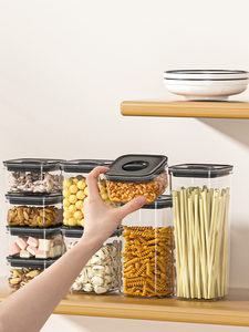 Boîtes scellées de qualité alimentaire, Grains et grains divers, Rangement de cuisine, Boîtes en plastique transparent - Product Image 5