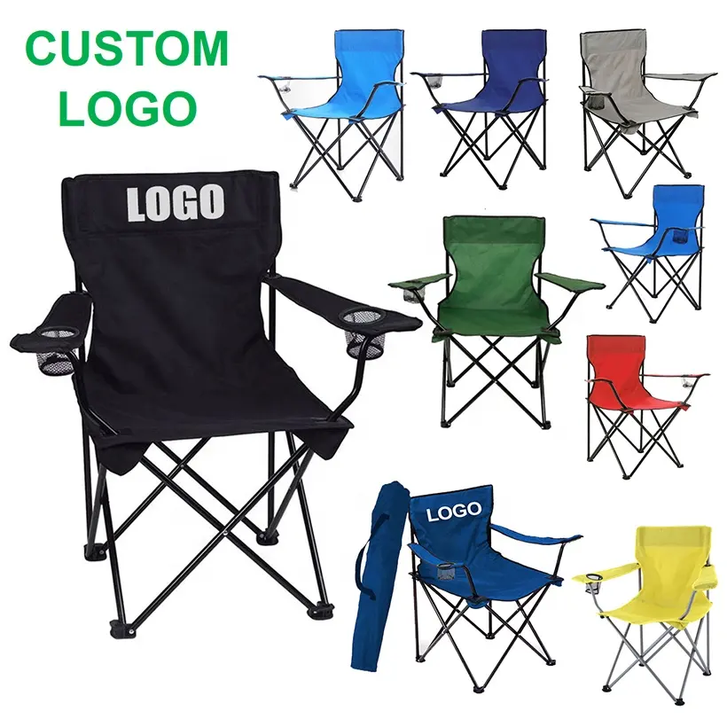 DC-8016B Custom Logo Outdoor Portable Fishing Foldable Aluminum Alloy Folding Lightweight Travelling Hiking Camping Chairs