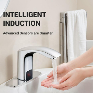 वाश बेसिन सिंक के लिए इन्फ्रारेड सेंसर वाटर टैप स्वचालित सिंक मिक्सर नल - Product Image 6