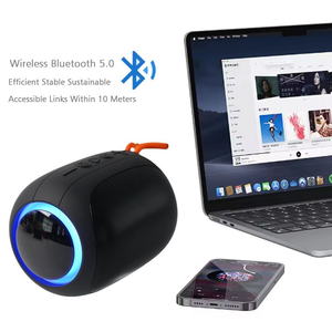 Oem xách tay chuyên nghiệp cơ khí thông minh loa công suất cao không dây 5.3 trong suốt RGB đèn LED hiển thị <span class=keywords><strong>mini</strong></span> <span class=keywords><strong>USB</strong></span> Loa siêu trầm - Product Image 6