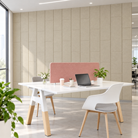 Panneau mural acoustique en feutre PET en forme de V, respectueux de l'environnement, certifié CTPAT, BSCI, ISO, pour écoles, cinémas, solutions de décoration personnalisées pour projets.