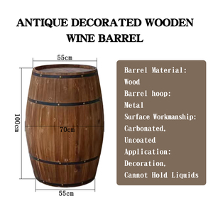 <span class=keywords><strong>Tonneau</strong></span> de vin rouge <span class=keywords><strong>en</strong></span> <span class=keywords><strong>bois</strong></span> massif de 100cm <span class=keywords><strong>tonneau</strong></span> de chêne <span class=keywords><strong>en</strong></span> <span class=keywords><strong>bois</strong></span> durable pour baignoires à bière pour les décorations de mariage <span class=keywords><strong>en</strong></span> plein air Winery - Product Image 2