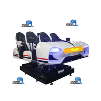 Machine de jeu de tir VR 9D 360 °   Simulateur de réalité virtuelle à monnayeur pour cinéma VR, idéal pour les parcs d'attractions intérieurs