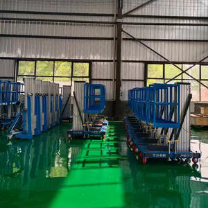 Plataformas DE TRABAJO 6m 8m 10m Plataforma de trabajo aéreo de un solo mástil Elevator150kg 125kg Capacidad Elevador de almacén Tipo de andamio - Product Image 4