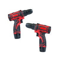 Perceuse à percussion mini rechargeable 12V à deux vitesses, transmission à variation continue, tournevis réversible, outil électrique