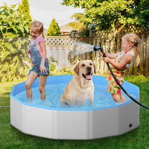 <span class=keywords><strong>Piscina</strong></span> Plegable para Mascotas Nibao, <span class=keywords><strong>Piscina</strong></span> Plegable Antideslizante para Perros de Verano, <span class=keywords><strong>Piscina</strong></span> Flotante de Plástico <span class=keywords><strong>Duro</strong></span> - Product Image 6