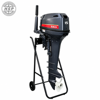 Nouveau moteur hors-bord à essence en alliage d'aluminium marin OEM certifié CE, 2 temps, 15 CV, pour bateaux de plaisance