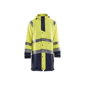 BLAKLADER - 432420003389XXXL Rain Level 1 Chaqueta de alta visibilidad Amarillo/Azul marino-EAN 7330509570968 PROTECCIÓN PARA TODOS LOS TIEMPOS - Product Image 1