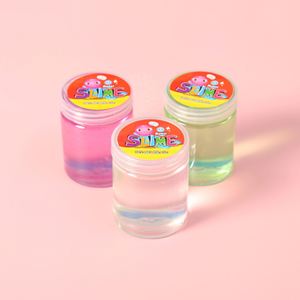 Custom Logo OEM Brand 150g Clear Colorful Crystal Fluffy Non Toxic Charming <b>Slime</b> <b>Set</b> for 5 to 7 Years Unisex Kids - Product Image 4