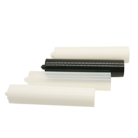 Tube de colle en verre vide de 135 ml et 300 ml, tube de mastic en plastique, cartouche de silicone avec bouchon à bec pointu et piston