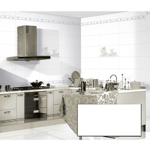 Piastrella in Ceramica <span class=keywords><strong>Bianca</strong></span> e Nera 30x40 per <span class=keywords><strong>Cucina</strong></span> - Product Image 5