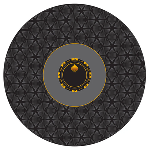 120cm Portable Round Poker Mat for Poker Games <strong>Rubber</strong> Non-Slip Poker Table Top Mat for <strong>Blackjack</strong> Casino - Product Image 6