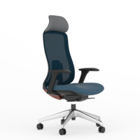 Chaises de bureau en gros avec accoudoirs en PU réglables 4D, chaise d'ordinateur entièrement en maille, design original d'usine depuis 14 ans pour l'aménagement de bureaux