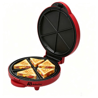 ANBOLIFE OEM Machine à gaufres belges électrique antiadhésive, petit-déjeuner, sandwichs, compacte et portable, avec clip de sécurité, fabrication